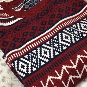 Vintage style cozy sweater